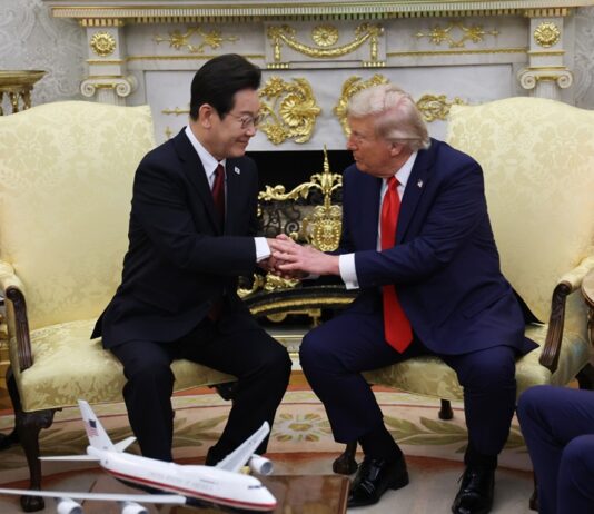 이 대통령, 미 트럼프 대통령과 첫 정상회담…남북 피스메이커 제안