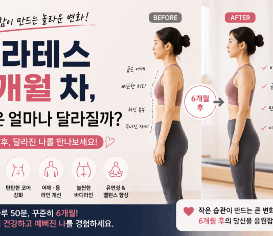 필라테스 6개월 차, 몸은 얼마나 달라질까?